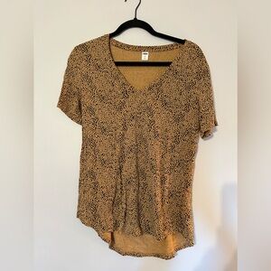 Leopard V Neck